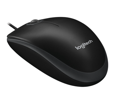 Logitech bedrade optische muis B100 910-003357 zwart