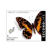 SecondLife SecondLife inktcartridge voor Epson T0801 zwart