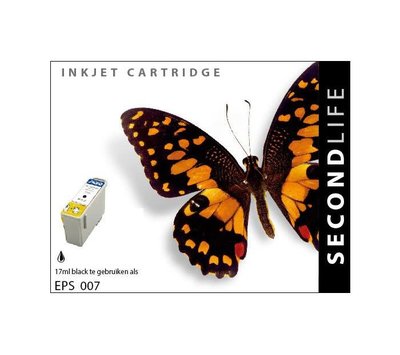 SecondLife inktcartridge voor Epson T007 zwart