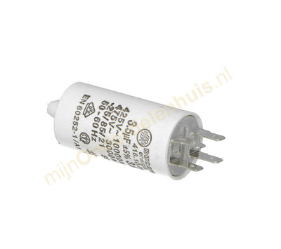 Ducati condensator 3,5uF-450V met AMP-aansluiting