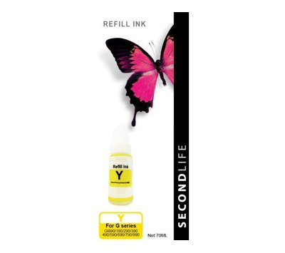 SecondLife inktvulling voor Canon GI-590 geel