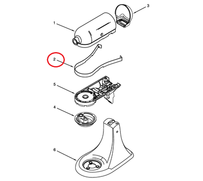 KitchenAid sierlijst van keukenmachine W11171098