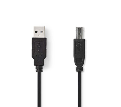 USB-A naar USB-B kabel 2m CCGL60100BK20