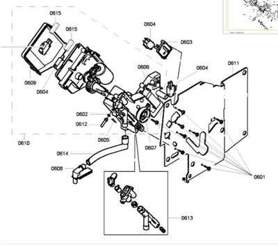 Bosch ventiel voor koffiemachine 00622540