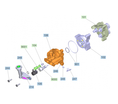 Kärcher behuizing van hogedrukreiniger 5.062-705.3