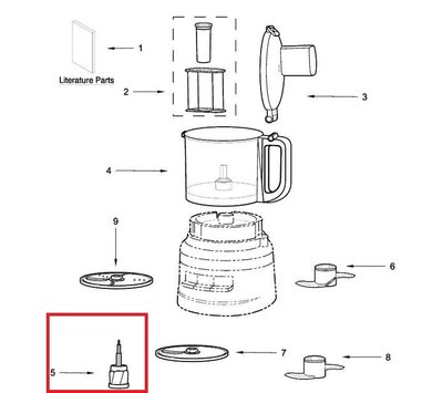 KitchenAid adapter van keukenmachine W11239489