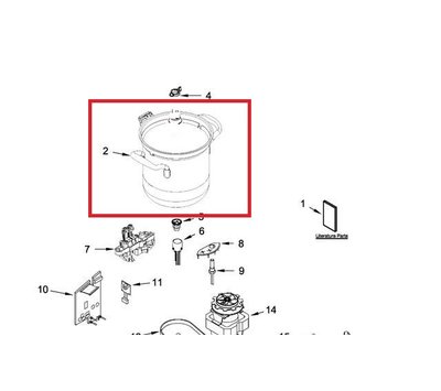 KitchenAid kookpot van CookProcessor W10769029