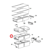 Whirlpool Whirlpool vrieslade van koelkast C00530813