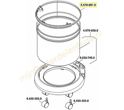 Kärcher ring van stofzuiger 5.570-081.0