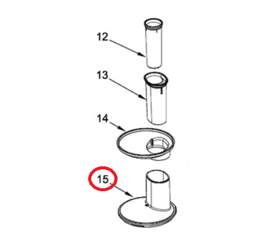 KitchenAid deksel van keukenmachine W10724137