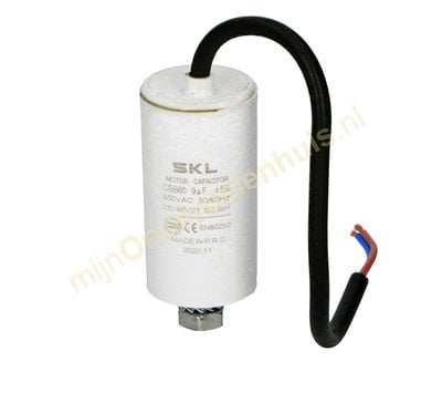 SKL condensator 9,0uF-450V met kabel