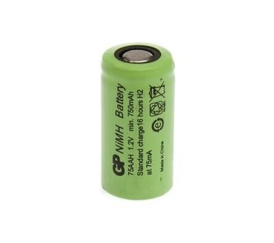 GP Universele NiMH accu 2/3AA 1,2V 750mAh