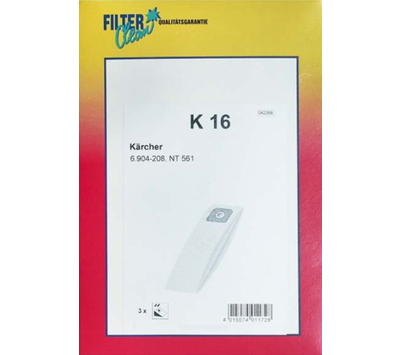 FilterClean stofzuigerzakken voor Kärcher K16 6.904-285.0