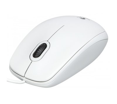 Logitech bedrade optische muis B100 910-003360 wit