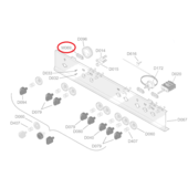 Whirlpool Whirlpool beugel van fornuis 482000017291