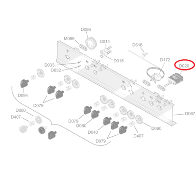 Whirlpool schakelaar van fornuis 482000023751