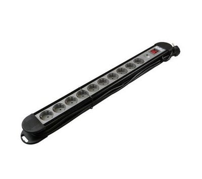 VB tafelcontactdoos Pro 10-voudig met schakelaar 3m 61085