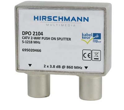 Hirschmann splitter voor televisie DPO-2104