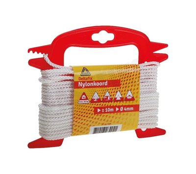 Deltafix haspel met nylon koord 10m x 4mm 3204