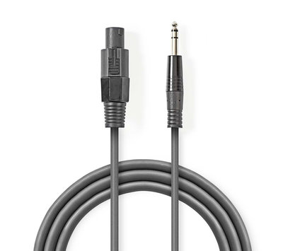 Nedis 2-pin speakerkabel contra naar Jack 6.35mm 10m COTG16200GY100