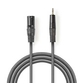 Nedis Nedis gebalanceerde audiokabel XLR naar Jack 3.5mm 3m COTH15300GY30-