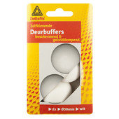 Deltafix Deltafix zelfklevende deurbuffer rond wit 708