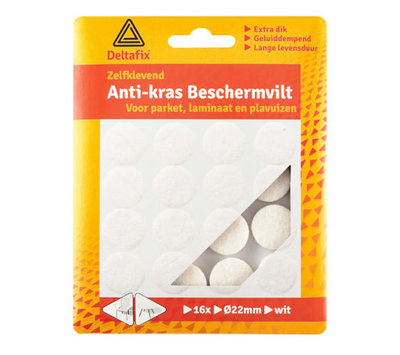Deltafix anti-kras beschermvilt wit 731