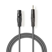 Nedis Nedis gebalanceerde audiokabel XLR contra naar Jack 3.5mm 1m COTH15320GY10-