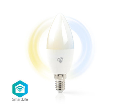 Nedis SmartLife LED lamp E14 WIFILW13WTE14