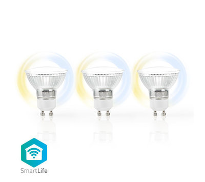 Nedis SmartLife LED lamp GU10 WIFILW30CRGU10