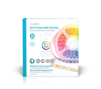 Nedis SmartLife meerkleuren LED-strip WIFILS50CRGBW