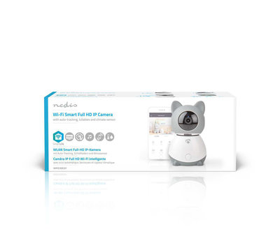 Nedis SmartLife camera voor binnenshuis WIFICI30CGY