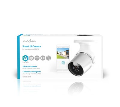 Nedis SmartLife camera voor buitenshuis WIFIC011CWT