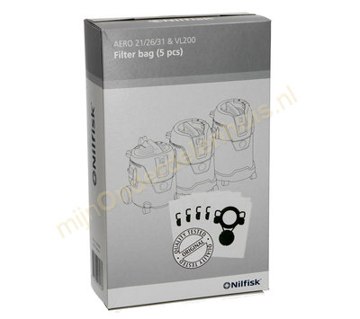 Originele stofzuigerzakken voor Nilfisk Aero 302002404