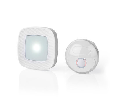 Nedis draadloze deurbel op stroom DOORB220CWT