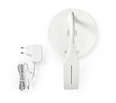 Nedis LED bureaulamp met draadloze lader witLTLGQ3M2WT
