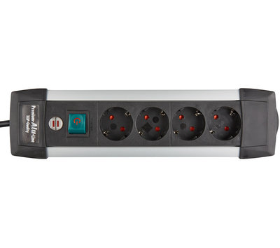 Brennenstuhl tafelcontactdoos 4-voudig zwart 1391030400