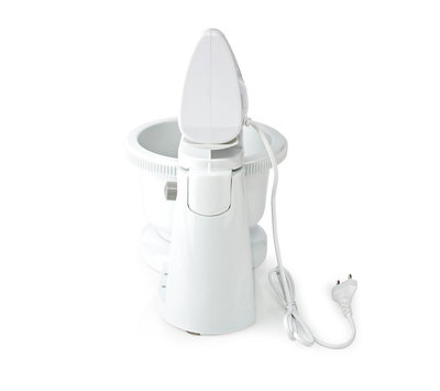 Nedis handmixer met kom wit KAHM110CWT