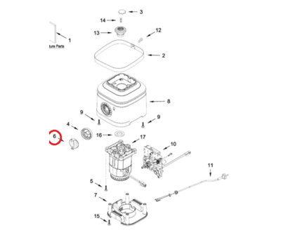 KitchenAid knop van blender W11357978