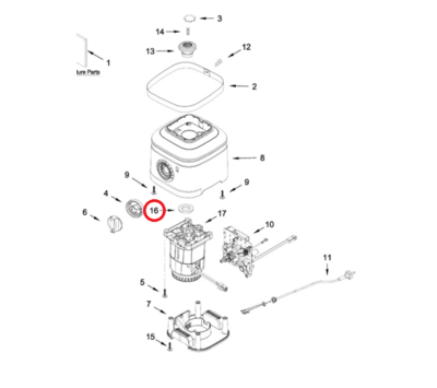 KitchenAid afdichting van blender W11211960