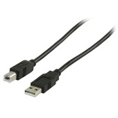 Nedis USB-A naar USB-B kabel 2m CCGL60100BK20