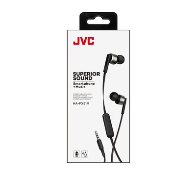 JVC Superior sound hoofdtelefoon HA-FX51M-B