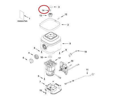 KitchenAid schroef van blender W11486756