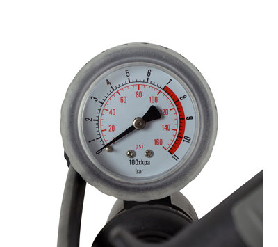 Dresco fietspomp met manometer 52cm 5250502
