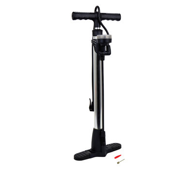 Dresco fietspomp met manometer 52cm 5250502