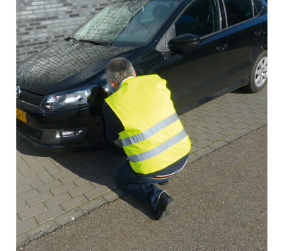 Dresco veiligheidsvest geel reflectief 5250010