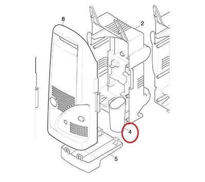 Karcher houder van hogedrukreiniger 9.036-719.0