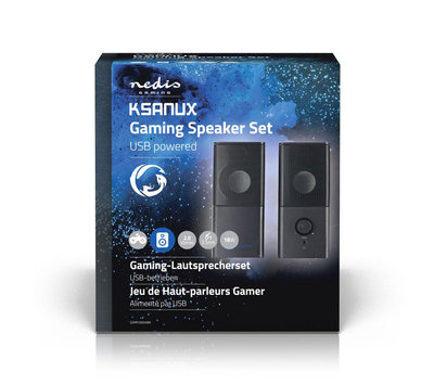 Gaming speakerset 6W RMS GSPR10020BK