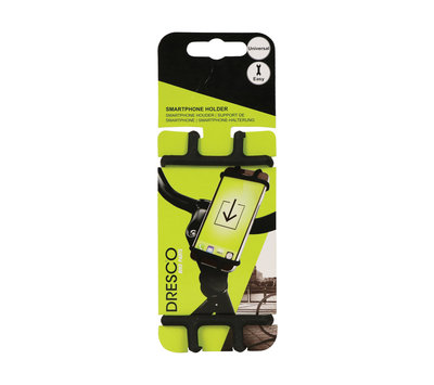 Dresco smartphone houder voor op de fiets zwart 5251865