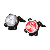 Dresco Dresco fiets verlichtingsset 3 LED USB oplaadbaar 5251213